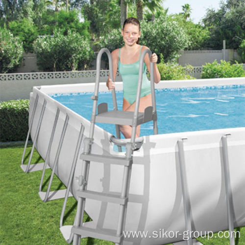 Factory Customized Stainless Steel Frame Swimming Pool
